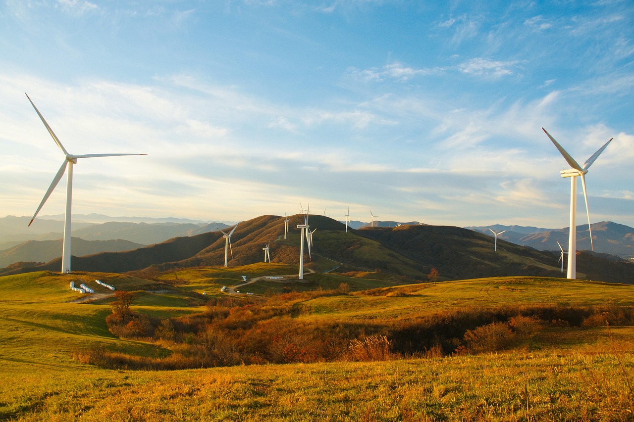 windmills, environment, nature, sunset, landscape, hills, environment, environment, environment, environment, environment, nature, nature